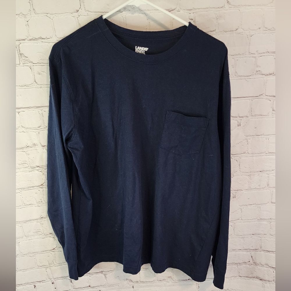 Men's Lands' End "Super-T" longsleeve shirt, size Large